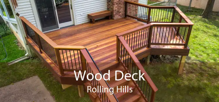 Wood Deck Rolling Hills