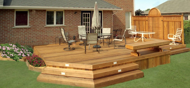 Cedar Composite Decking in Rolling Hills, CA