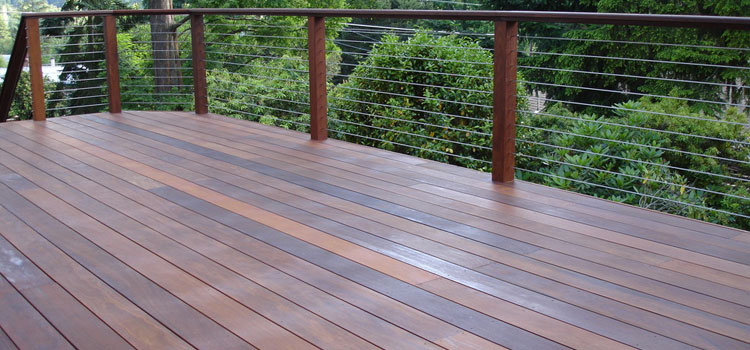 Installing IPE Decking in Rolling Hills, CA